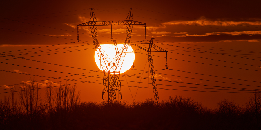 sunset-over-electric-towers