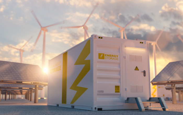 solar-panels-next-to-wind-turbines-and-battery-storage-containers